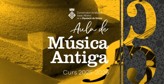 Oberta la inscripció a l'Aula de Música Antiga